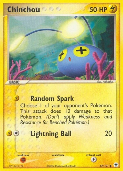 Chinchou #57 Hidden Legends