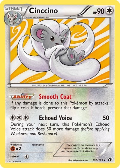 Cinccino #105 Legendary Treasures