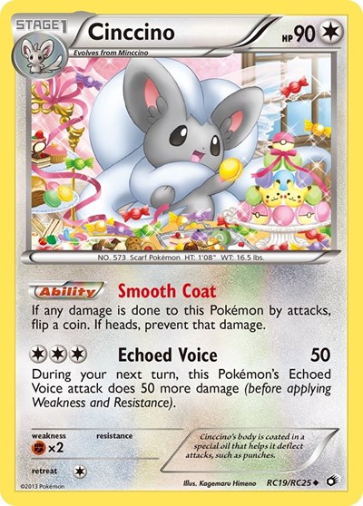 Cinccino #RC19 Legendary Treasures: Radiant Collection