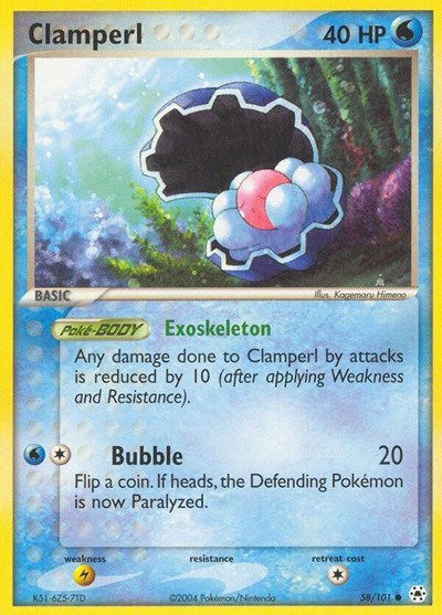 Clamperl #58 Hidden Legends