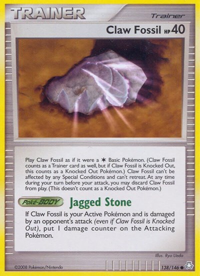 Claw Fossil #138 Legends Awakened
