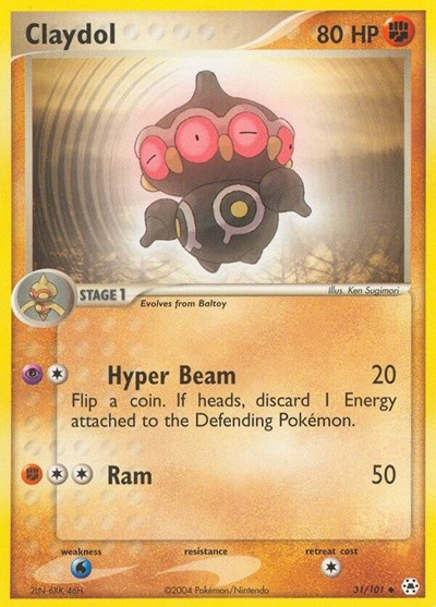Claydol #31 Hidden Legends