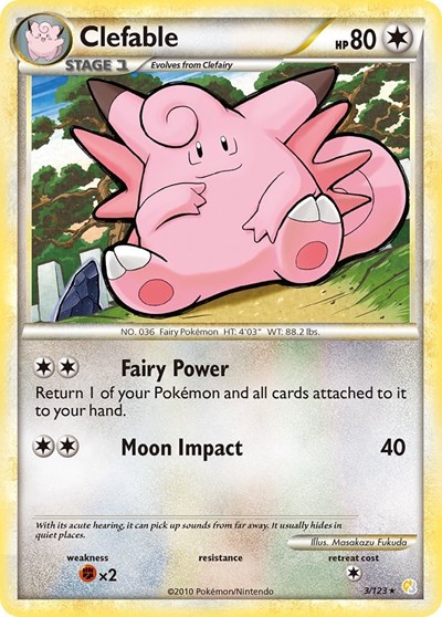Clefable #3 HeartGold SoulSilver