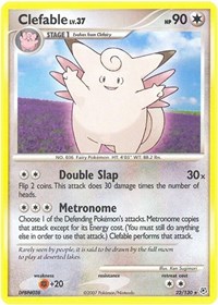 Clefable #22 Diamond and Pearl