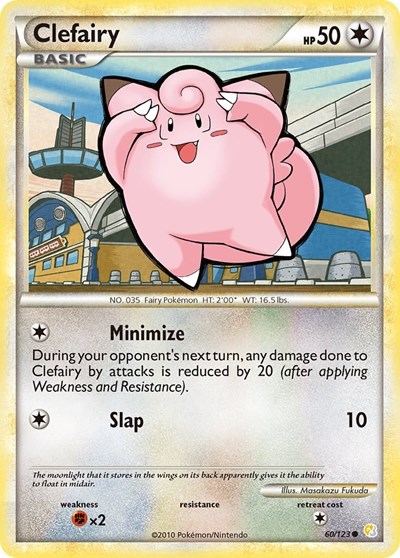 Clefairy #60 HeartGold SoulSilver