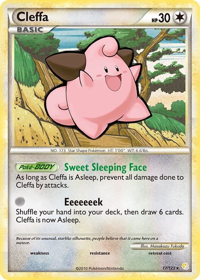 Cleffa #17 HeartGold SoulSilver