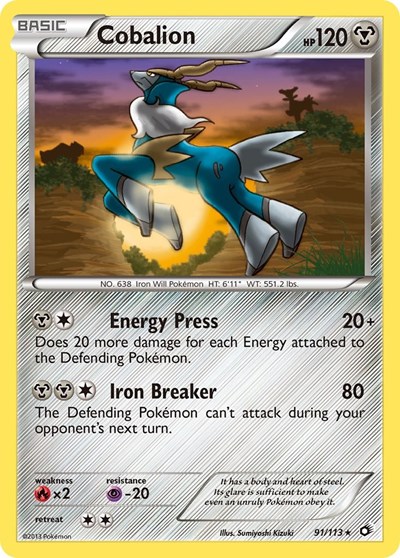 Cobalion #91 Legendary Treasures