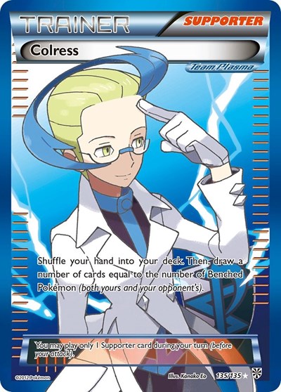Colress (Team Plasma) #135 Plasma Storm