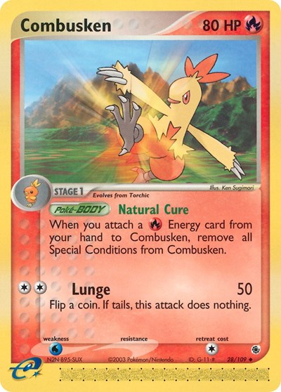 Combusken EX Ruby and Sapphire #28