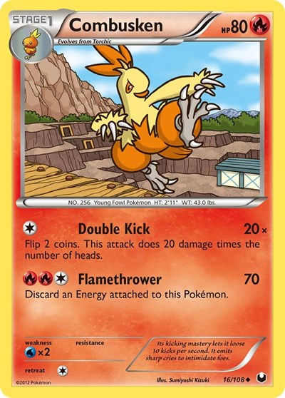 Combusken #16 Dark Explorers