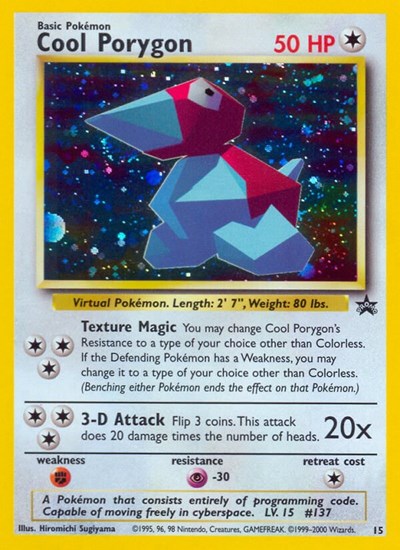 Cool Porygon #15 WoTC Promo