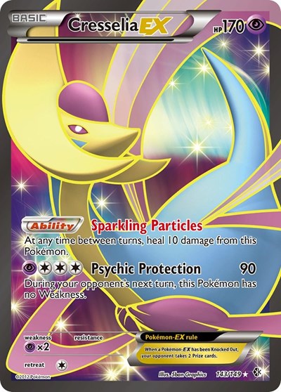 Cresselia EX #143 Boundaries Crossed