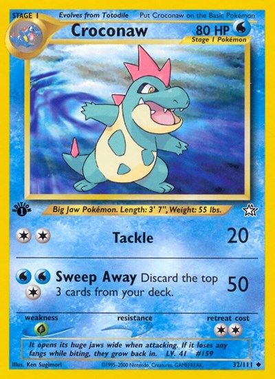 Croconaw #32 Neo Genesis