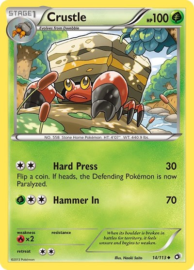 Crustle #14 Legendary Treasures