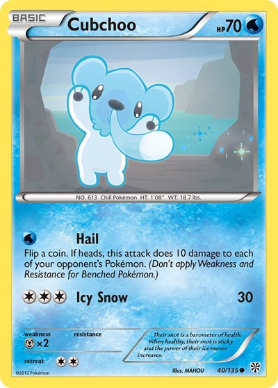 Cubchoo #40 Plasma Storm