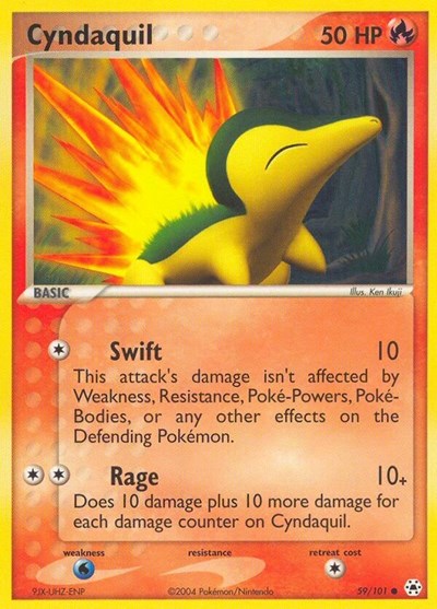 Cyndaquil #59 Hidden Legends