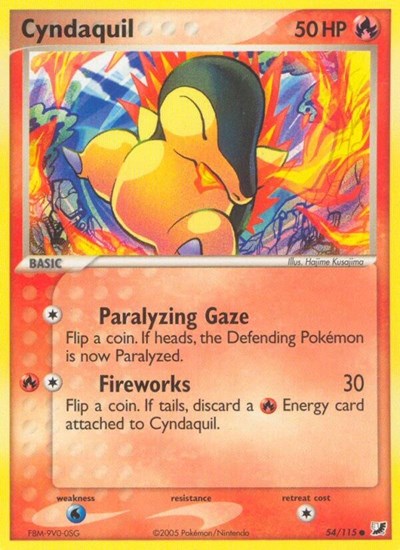 Cyndaquil #54 Unseen Forces