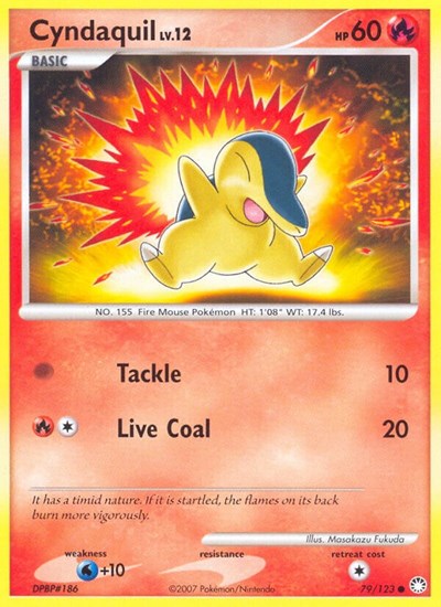 Cyndaquil #79 Mysterious Treasures