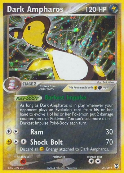 Dark Ampharos #2 Team Rocket Returns