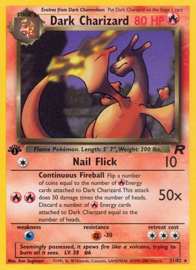 Dark Charizard #21 Team Rocket