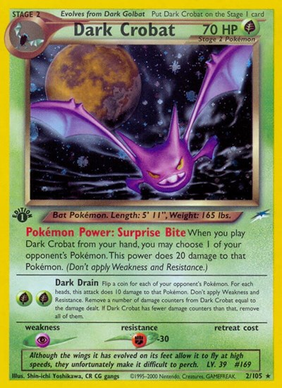 Dark Crobat #2 Neo Destiny