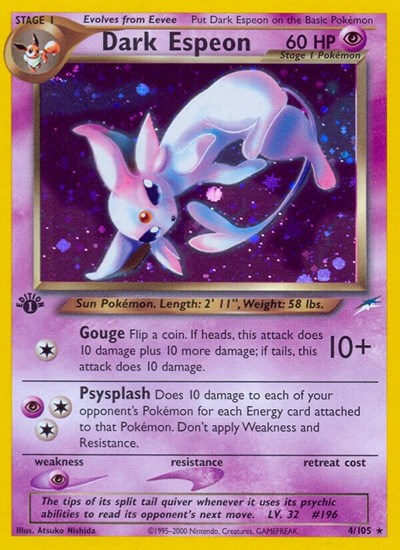 Dark Espeon #4 Neo Destiny