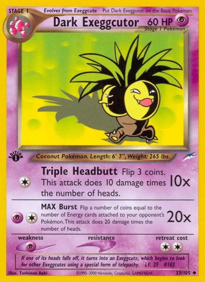Dark Exeggcutor #33 Neo Destiny