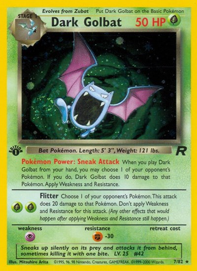 Dark Golbat #7 Team Rocket