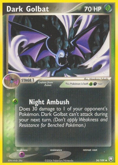 Dark Golbat #34 Team Rocket Returns