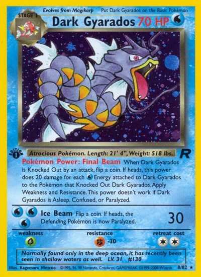 Dark Gyarados #8 Team Rocket
