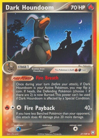 Dark Houndoom #37 Team Rocket Returns