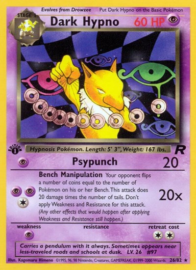 Dark Hypno #26 Team Rocket
