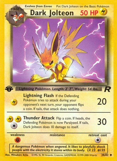 Dark Jolteon #38 Team Rocket