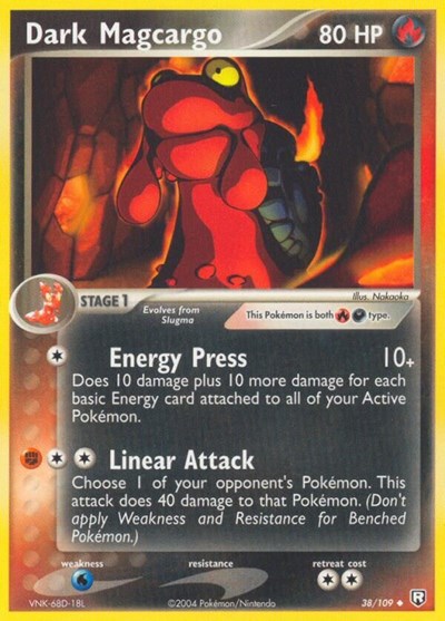 Dark Magcargo #38 Team Rocket Returns