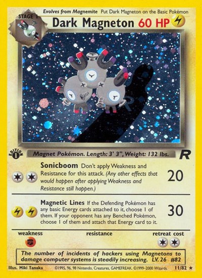 Dark Magneton #11 Team Rocket