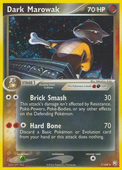 Dark Marowak #7 Team Rocket Returns