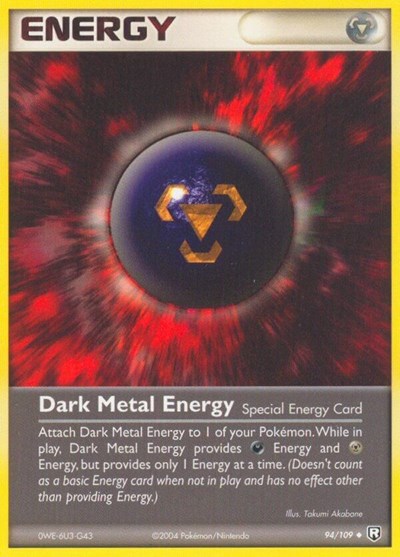 Dark Metal Energy #94 Team Rocket Returns