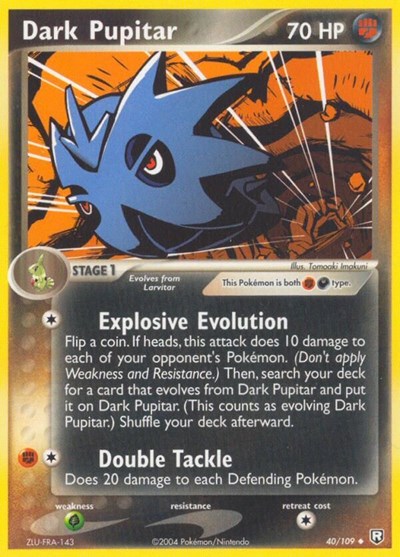 Dark Pupitar #40 Team Rocket Returns
