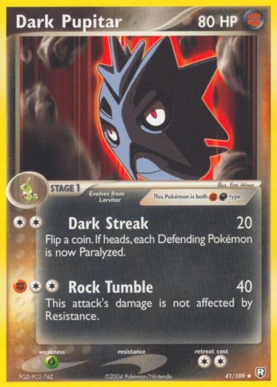 Dark Pupitar #41 Team Rocket Returns