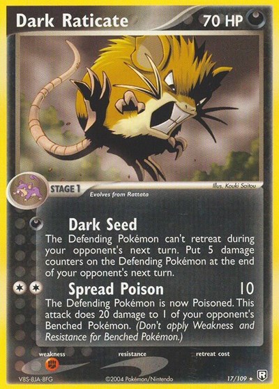 Dark Raticate #17 Team Rocket Returns