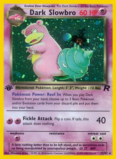 Dark Slowbro #12 Team Rocket