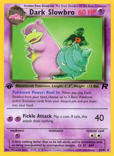 Dark Slowbro #29 Team Rocket