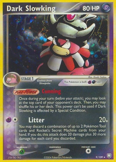 Dark Slowking #9 Team Rocket Returns