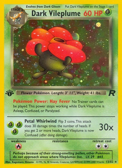 Dark Vileplume #13 Team Rocket