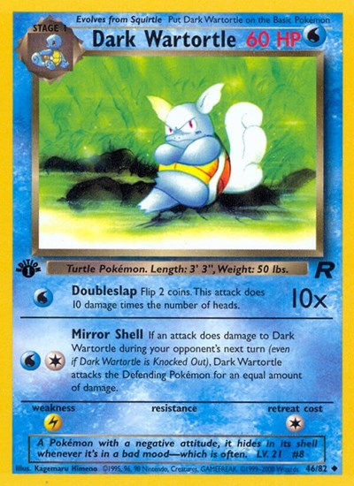 Dark Wartortle #46 Team Rocket