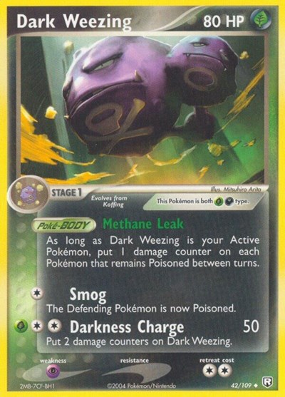 Dark Weezing #42 Team Rocket Returns