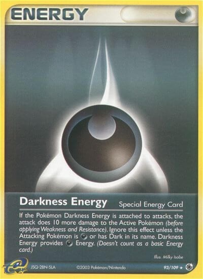 Darkness Energy #93 EX Ruby and Sapphire