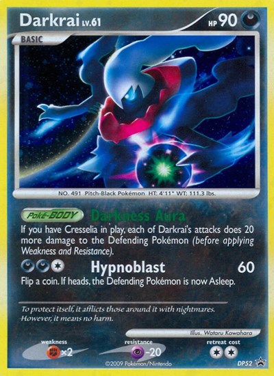 Darkrai #DP52 Diamond and Pearl Promos