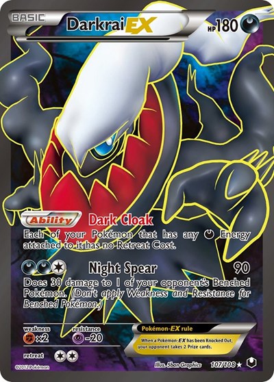 Darkrai EX #107 Dark Explorers