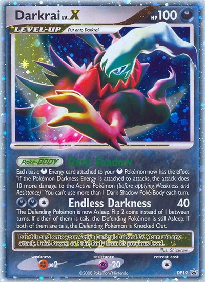 Darkrai LV.X #DP19 Diamond and Pearl Promos